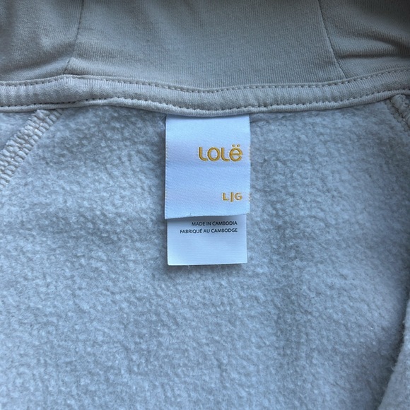 LOLE Cream Half Zip Hoodie - Picture 7 of 7